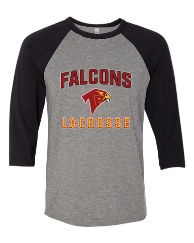 Torrey Pines Falcons Lacrosse Women's Baseball T-Shirt