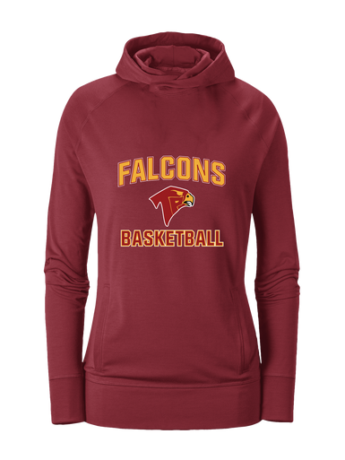 Torrey Pines Falcons Basketball #1 Women's Hoodie