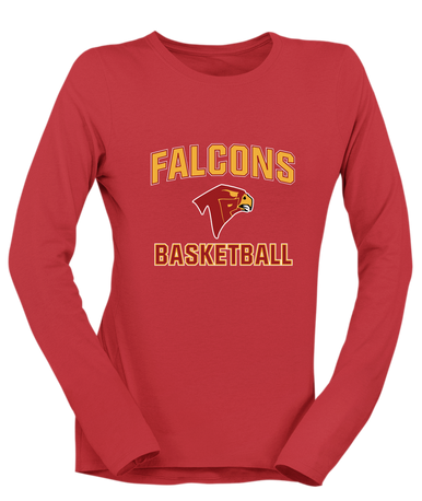 Torrey Pines Falcons Basketball #1 Women's LS T-Shirt