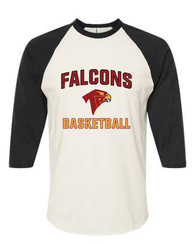 Torrey Pines Falcons Basketball #1 Women's Baseball T-Shirt