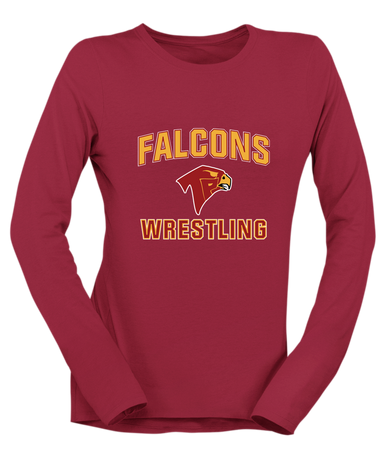 Torrey Pines Falcons Wrestling Women's Premium LS T-Shirt