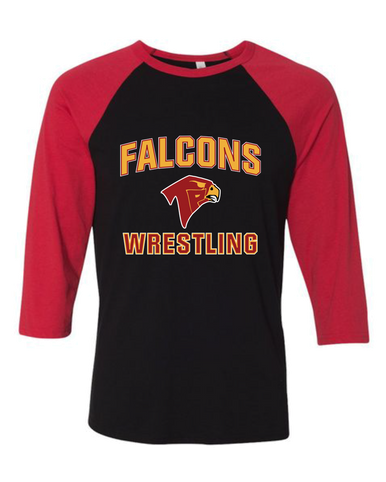 Torrey Pines Falcons Wrestling Women's Baseball T-Shirt
