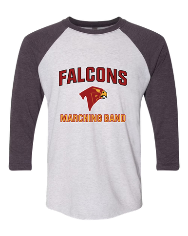 Torrey Pines Falcons Marching Band Women's Baseball T-Shirt
