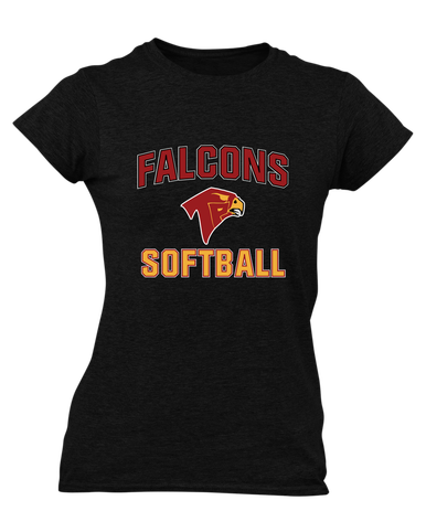 Torrey Pines Falcons Softball #1 Women's SS T-Shirt
