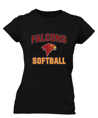 Torrey Pines Falcons Softball #1 Women's Premium SS T-Shirt