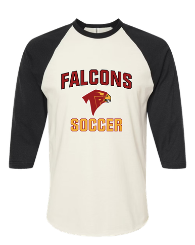 Torrey Pines Falcons Soccer #1 Men's Baseball T-Shirt