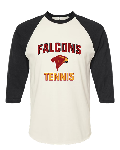 Torrey Pines Falcons Tennis Women's Baseball T-Shirt