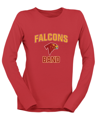 Torrey Pines Falcons Band # 1 Women's LS T-Shirt