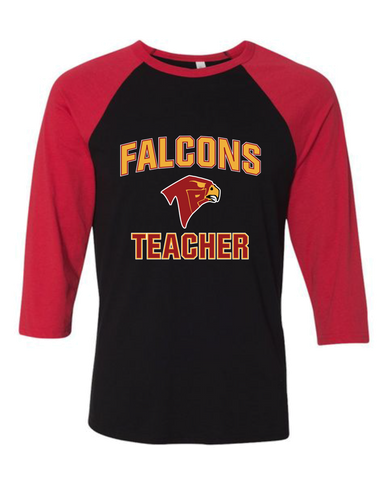 Torrey Pines Falcons Teacher Women's Baseball T-Shirt