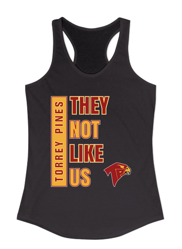 Torrey Pines Falcons They Not Like Us #1 Women's Tank Top
