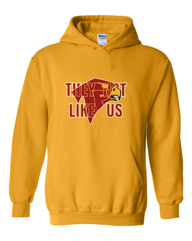 Torrey Pines Falcons They Not Like Us #2 Men's Hoodie