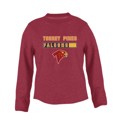 Torrey Pines Falcons Mascot #7 Women's Sweatshirt