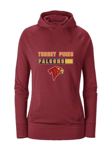 Torrey Pines Falcons Mascot #7 Women's Hoodie