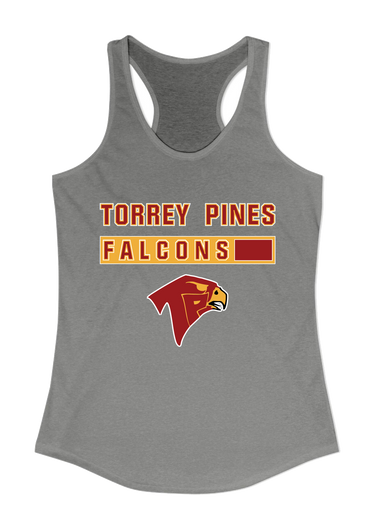 Torrey Pines Falcons Mascot #7 Women's Tank Top