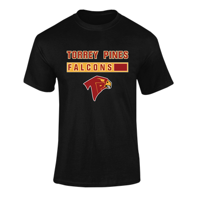 Torrey Pines Falcons Mascot #7 Men's SS T-Shirt