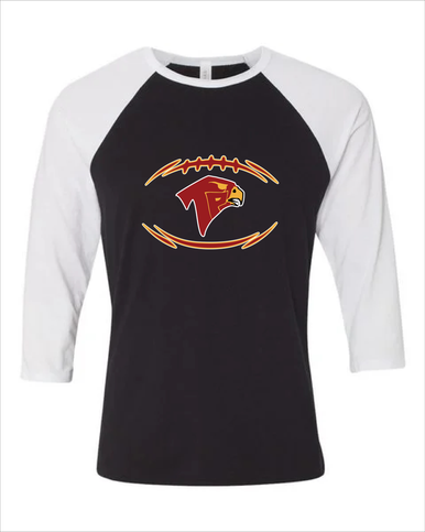 Torrey Pines Falcons Football #3 Men's Baseball T-Shirt