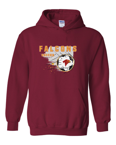 Torrey Pines Falcons Soccer #2 Men's Hoodie