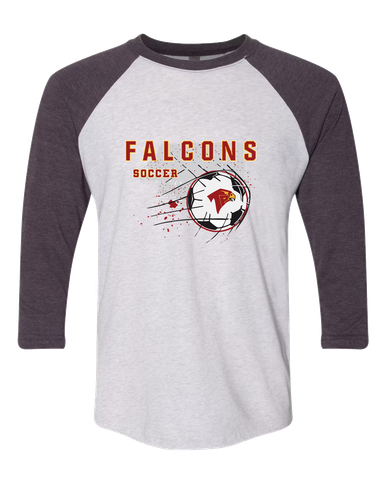 Torrey Pines Falcons Soccer #2 Women's Baseball T-Shirt