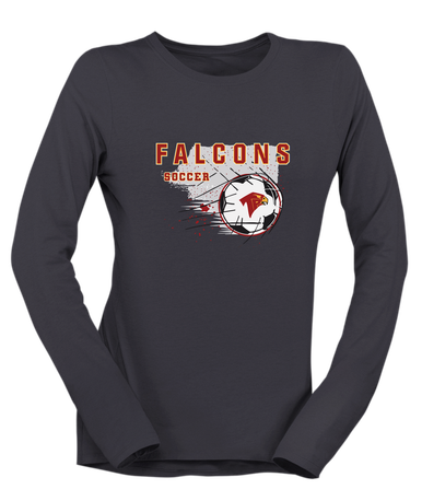 Torrey Pines Falcons Soccer #2 Women's Premium LS T-Shirt