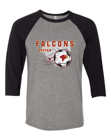 Torrey Pines Falcons Soccer #2 Men's Baseball T-Shirt