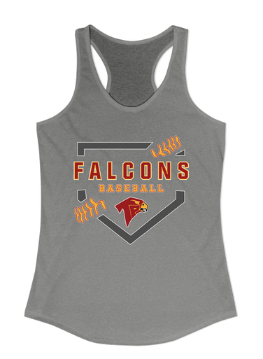 Torrey Pines Falcons Baseball #2 Women's Tank Top