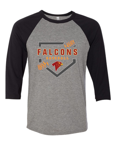 Torrey Pines Falcons Baseball #2 Women's Baseball T-Shirt