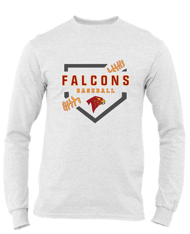 Torrey Pines Falcons Baseball #2 Men's Premium LS T-Shirt
