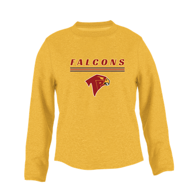 Torrey Pines Falcons Mascot #8 Women's Sweatshirt