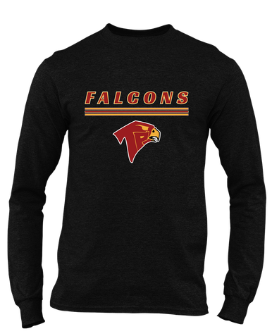 Torrey Pines Falcons Mascot #8 Men's Premium LS T-Shirt