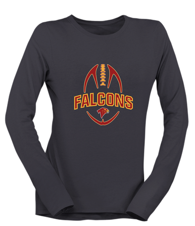 Torrey Pines Falcons Football #5 Women's Premium LS T-Shirt