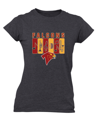 Torrey Pines Falcons Band # 2 Women's Premium SS T-Shirt