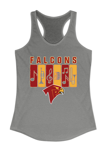 Torrey Pines Falcons Band # 2 Women's Tank Top