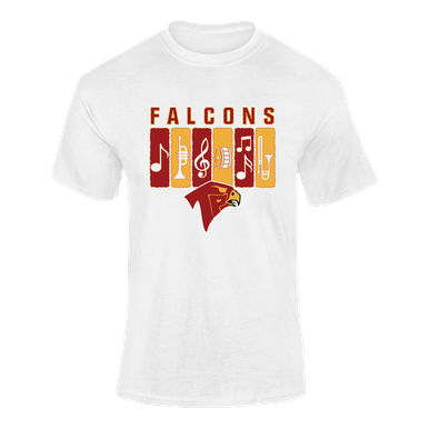 Torrey Pines Falcons Band # 2 Men's SS T-Shirt