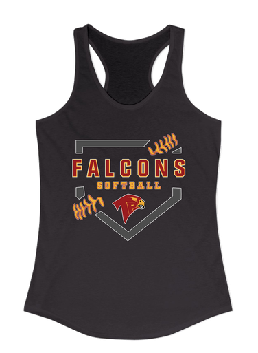 Torrey Pines Falcons Softball #2 Women's Tank Top