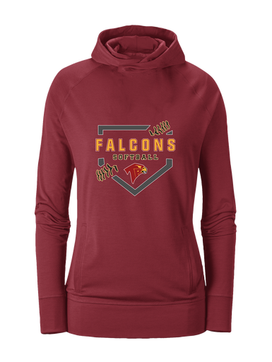 Torrey Pines Falcons Softball #2 Women's Hoodie