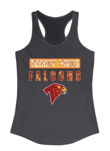 Torrey Pines Falcons Mascot #9 Women's Tank Top