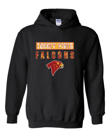 Torrey Pines Falcons Mascot #9 Men's Hoodie