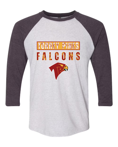Torrey Pines Falcons Mascot #9 Women's Baseball T-Shirt