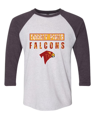 Torrey Pines Falcons Mascot #9 Men's Baseball T-Shirt
