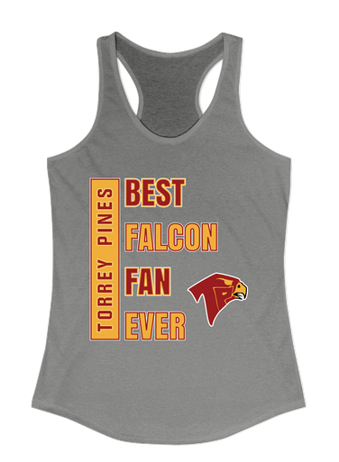 Torrey Pines Falcons Best Falcon Fan Women's Tank Top