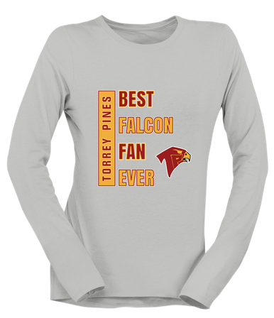 Torrey Pines Falcons Best Falcon Fan Women's Premium LS T-Shirt