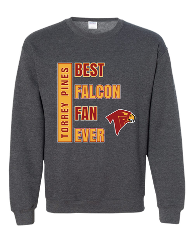 Torrey Pines Falcons Best Falcon Fan Men's Sweatshirt