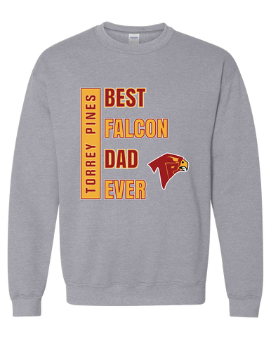 Torrey Pines Falcons Best Falcon Dad Men's Sweatshirt