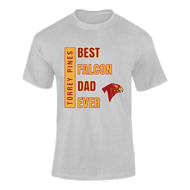 Torrey Pines Falcons Best Falcon Dad Men's Premium SS T-Shirt