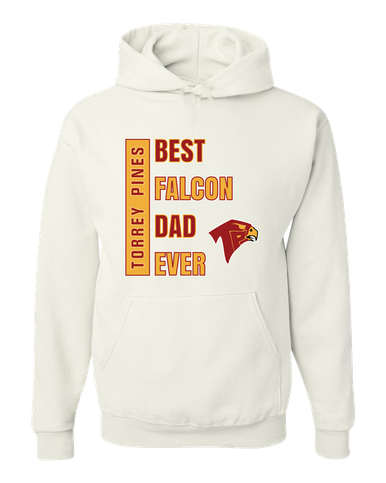 Torrey Pines Falcons Best Falcon Dad Men's Premium Hoodie