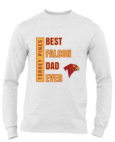 Torrey Pines Falcons Best Falcon Dad Men's Premium LS T-Shirt