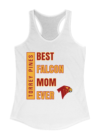 Torrey Pines Falcons Best Falcon Mom Women's Tank Top