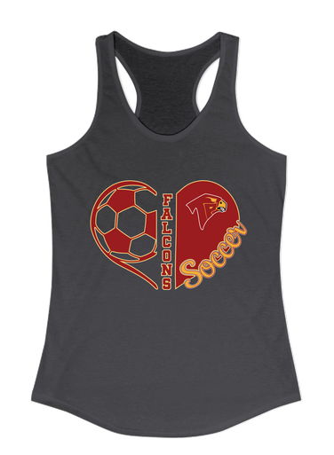 Torrey Pines Falcons Heart Soccer Women's Tank Top