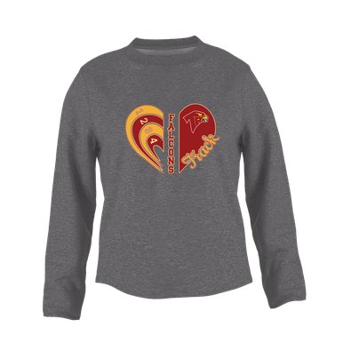 Torrey Pines Falcons Heart Track Women's Sweatshirt