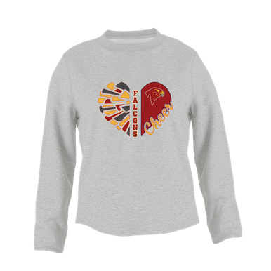 Torrey Pines Falcons Heart Cheer Women's Sweatshirt